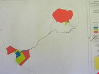 la mappa del parco di ijen